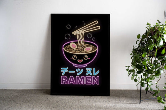 Japanese Ramen Kawaii Asian Style Poster | Wall Art for Home & Office | High-Quality Print - High-Quality Visual Display