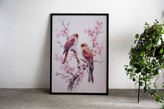 Japanese Sakura Asian Style Poster | Wall Art for Home & Office | High-Quality Print - High-Quality Visual Display