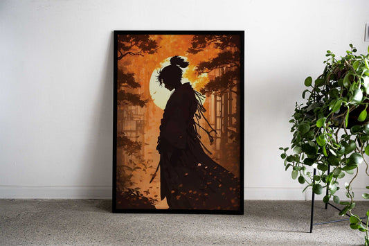 Japanese Samurai Woman Asian Style Poster | Wall Art for Home & Office | High-Quality Print - High-Quality Visual Display