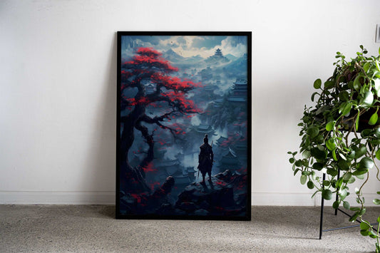 Japanese Shogun Samurai Asian Style Poster | Wall Art for Home & Office | High-Quality Print - High-Quality Visual Display