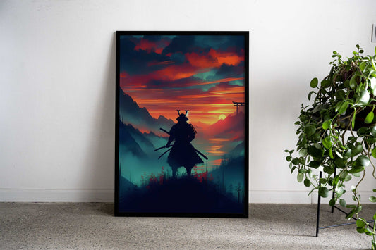 Japanese Shogun Warrior Asian Style Poster | Wall Art for Home & Office | High-Quality Print - High-Quality Visual Display
