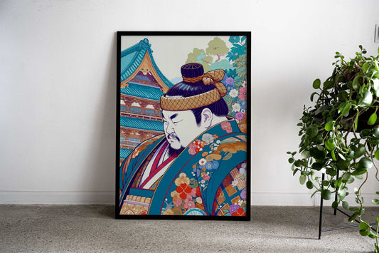 Japanese Sumo Fighter Asian Style Poster | Wall Art for Home & Office | High-Quality Print - High-Quality Visual Display