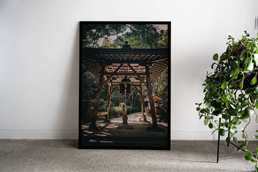 Japanese Temple Bell Asian Style Poster | Wall Art for Home & Office | High-Quality Print - High-Quality Visual Display