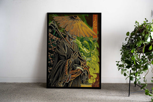 Japanese Tengu Demon Asian Style Poster | Wall Art for Home & Office | High-Quality Print - High-Quality Visual Display