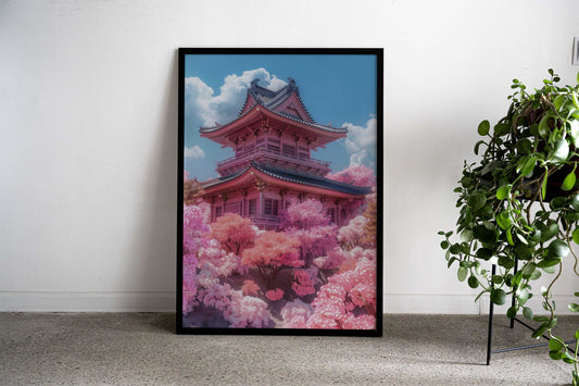 Japanese Vaporwave Asian Style Poster | Wall Art for Home & Office | High-Quality Print - High-Quality Visual Display