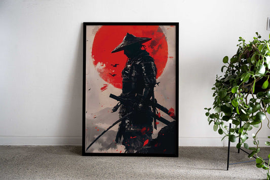 Japanese Warrior art Asian Style Poster | Wall Art for Home & Office | High-Quality Print - High-Quality Visual Display