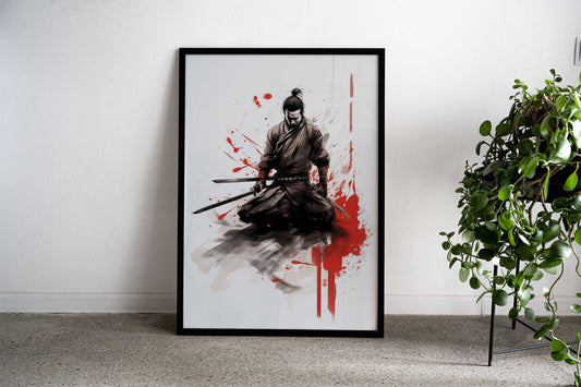 Japanese Warriors Zen Asian Style Poster | Wall Art for Home & Office | High-Quality Print - High-Quality Visual Display