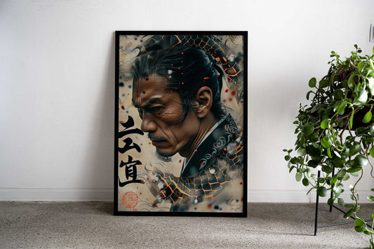 Japanese Yakuza man Asian Style Poster | Wall Art for Home & Office | High-Quality Print - High-Quality Premium Wall Art Decor Sticker