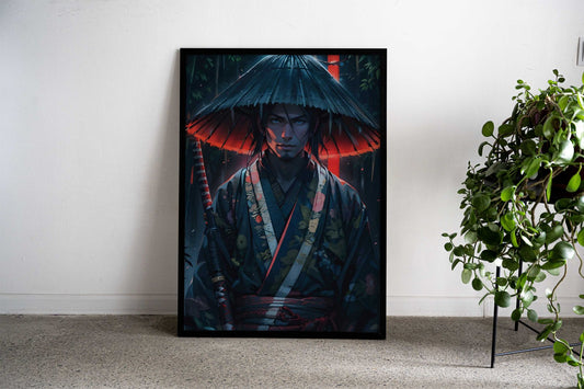 Japanese samurai Anime Asian Style Poster | Wall Art for Home & Office | High-Quality Print - High-Quality Visual Display