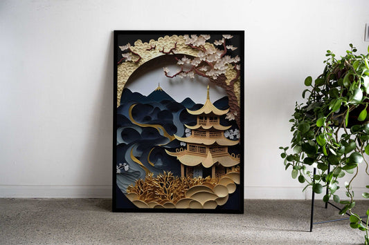 Japanese wall art Asian Style Poster | Wall Art for Home & Office | High-Quality Print - High-Quality Visual Display