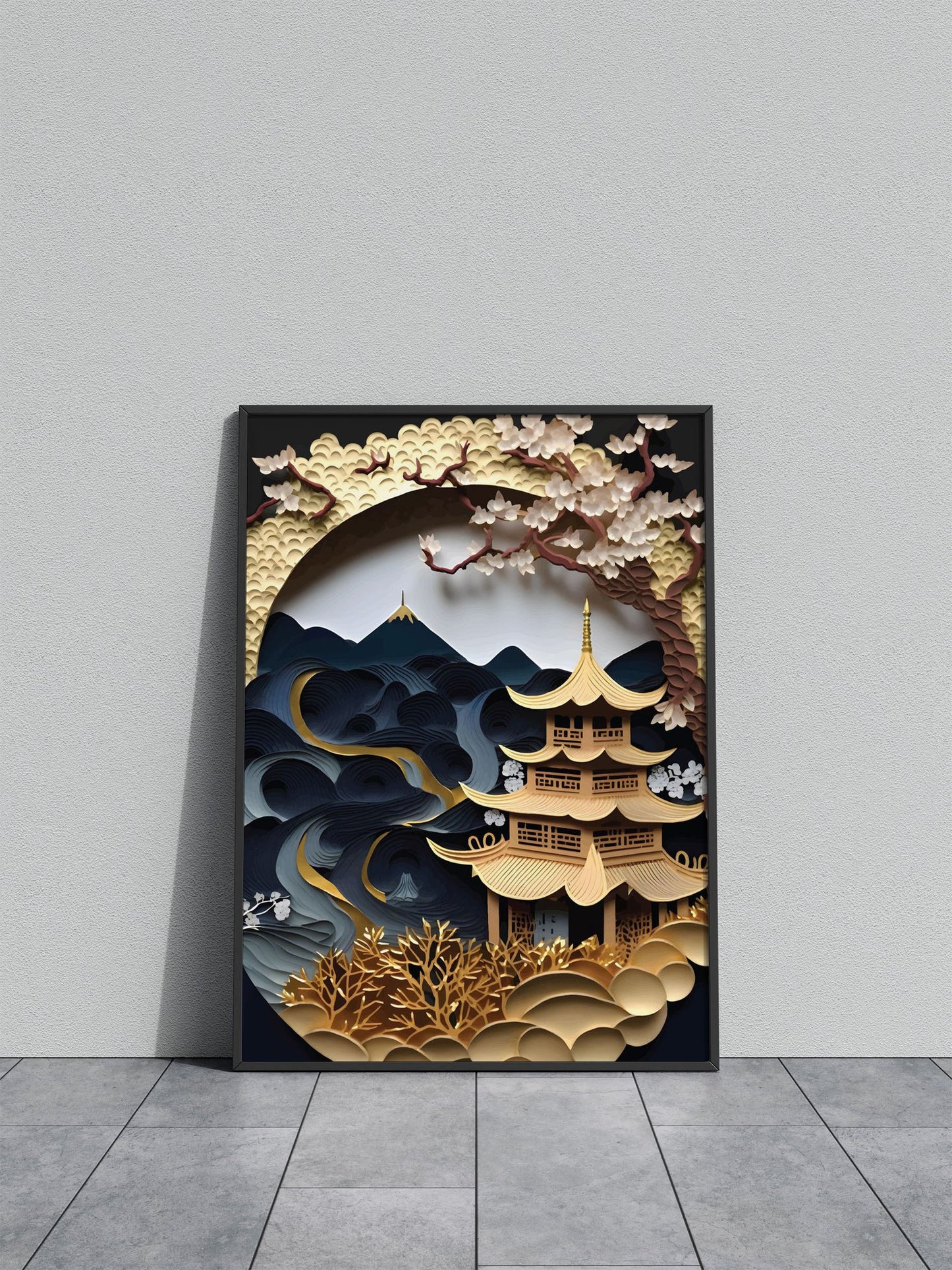 Japanese wall art Asian Style Poster | Wall Art for Home & Office | High-Quality Print