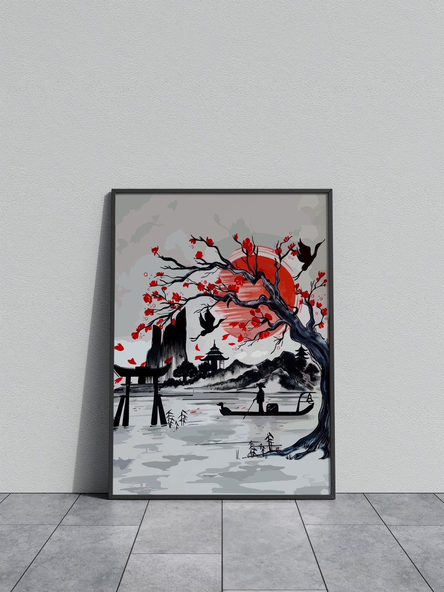 Japanese Asian Style Poster | Wall Art for Home & Office | High-Quality Print
