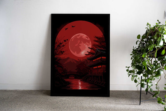 Jinja Japanese Beauty Asian Style Poster | Wall Art for Home & Office | High-Quality Print - High-Quality Premium Wall Art Decor Sticker