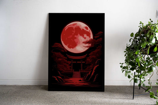 Jinja Japanese Minimalist Asian Style Poster | Wall Art for Home & Office | High-Quality Print - High-Quality Premium Wall Art Decor Sticker