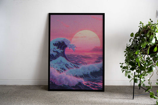 Kanagawa Waves Asian Style Poster | Wall Art for Home & Office | High-Quality Print - High-Quality Visual Display