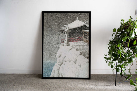 Kannon Temple at Abuto Asian Style Poster | Wall Art for Home & Office | High-Quality Print - High-Quality Visual Display