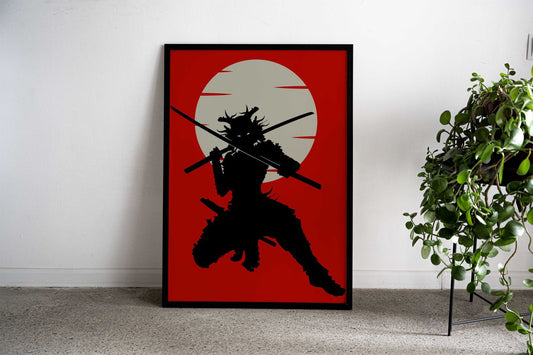 Katana Sword Asian Style Poster | Wall Art for Home & Office | High-Quality Print - High-Quality Visual Display