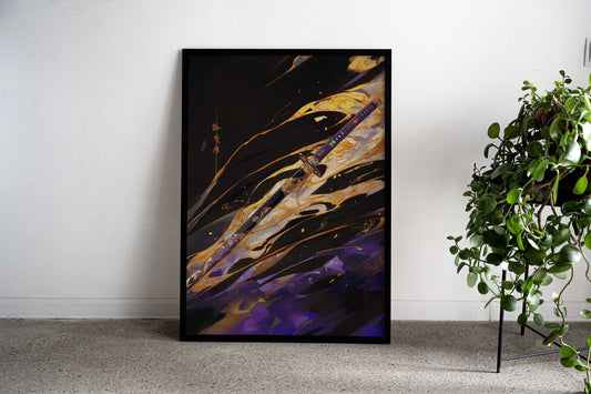 Katana Asian Style Poster | Wall Art for Home & Office | High-Quality Print - High-Quality Visual Display