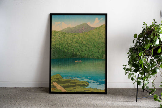 Kawase Hasui Fisherman Asian Style Poster | Wall Art for Home & Office | High-Quality Print - High-Quality Visual Display