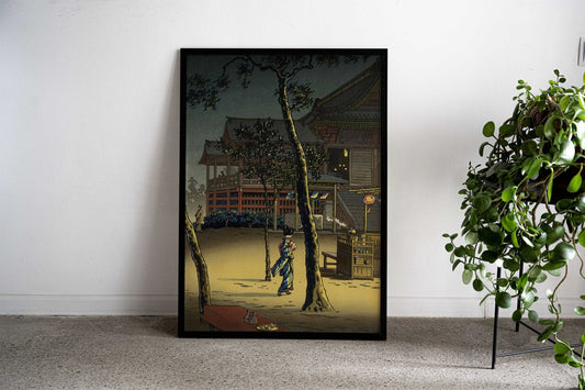 Kiyomizudo In Ueno Asian Style Poster | Wall Art for Home & Office | High-Quality Print - High-Quality Visual Display