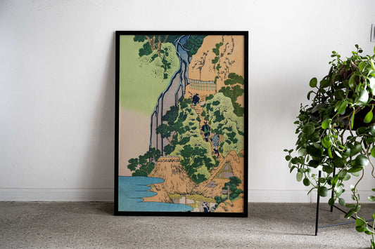 Kiyotaki Kannon Waterfall Asian Style Poster | Wall Art for Home & Office | High-Quality Print - High-Quality Visual Display
