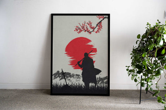Knights Rest Asian Style Poster | Wall Art for Home & Office | High-Quality Print - High-Quality Visual Display