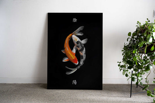 Koi Carp Asian Style Poster | Wall Art for Home & Office | High-Quality Print - High-Quality Visual Display