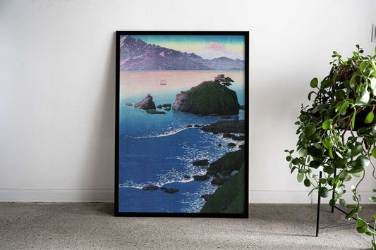 Kude Beach in Wakasa Asian Style Poster | Wall Art for Home & Office | High-Quality Print - High-Quality Visual Display