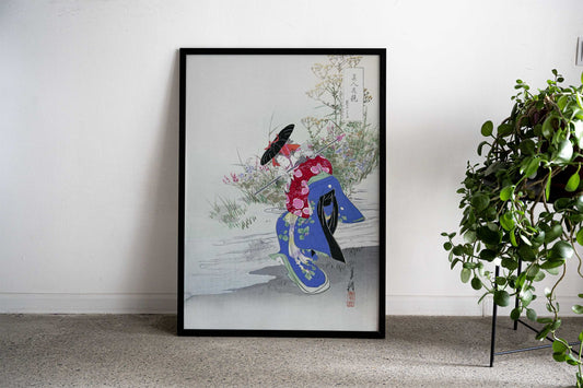 Kudzu Flower Asian Style Poster | Wall Art for Home & Office | High-Quality Print - High-Quality Visual Display
