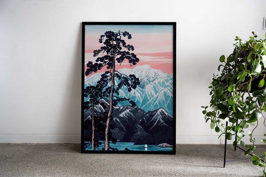 Lingering Snow Asian Style Poster | Wall Art for Home & Office | High-Quality Print - High-Quality Visual Display
