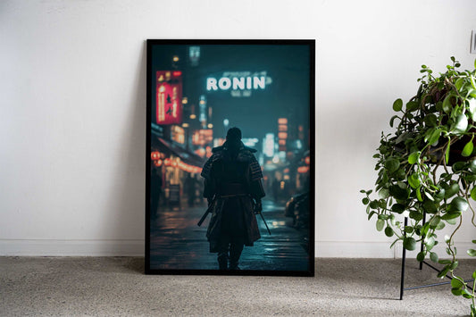 Lonely Ronin Asian Style Poster | Wall Art for Home & Office | High-Quality Print - High-Quality Visual Display