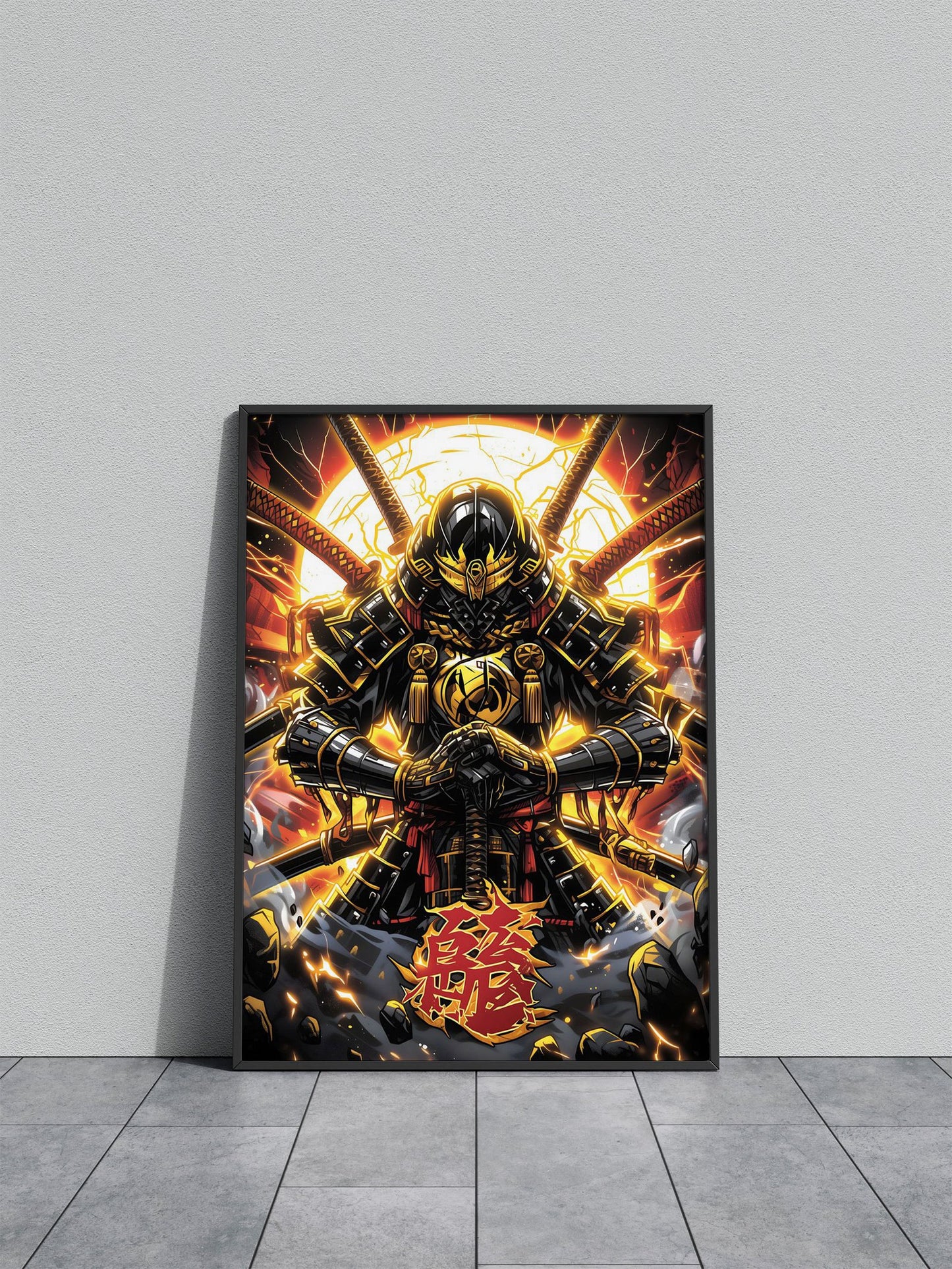 Lord of japanese Samurai Asian Style Poster | Wall Art for Home & Office | High-Quality Print - High-Quality Visual Display