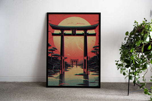 Magic Gate Japan Asian Style Poster | Wall Art for Home & Office | High-Quality Print - High-Quality Visual Display