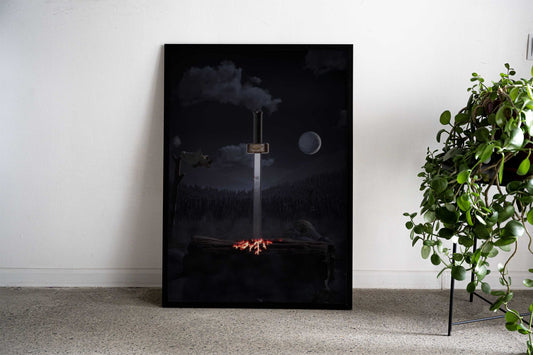Man Wol Asian Style Poster | Wall Art for Home & Office | High-Quality Print - High-Quality Visual Display