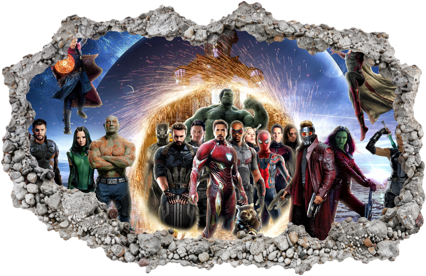 Marvel Cinematic Universe Avengers Kids Room Decor Bedroom Decor 035