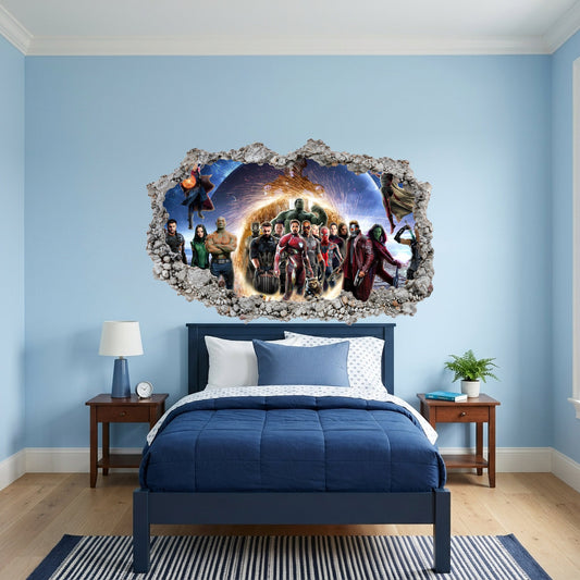 Marvel Cinematic Universe Avengers Kids Room Decor Bedroom Decor 035