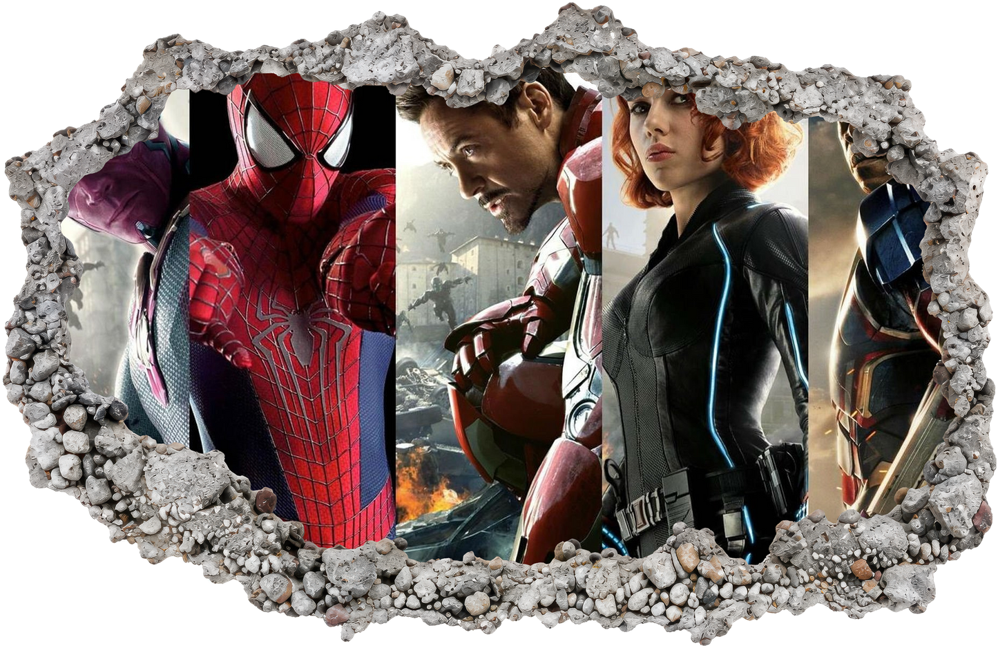 Marvel Cinematic Universe Avengers Wall Art Sticker Bedroom Decor 040
