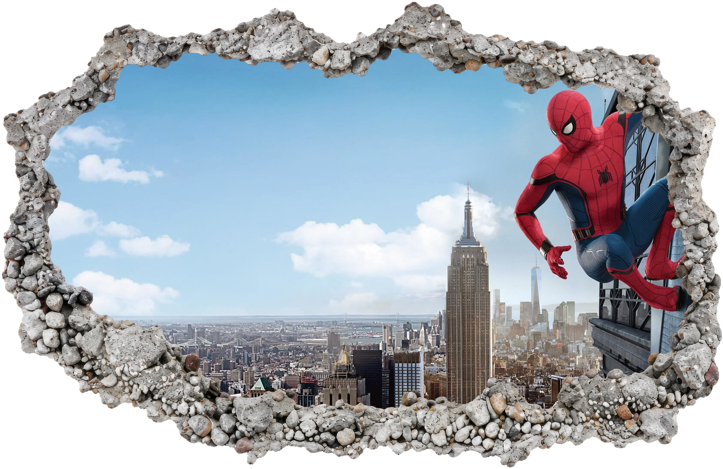Marvel Spider-Man Venom 3D Smashed Wall Decal Kids Room Decor 250
