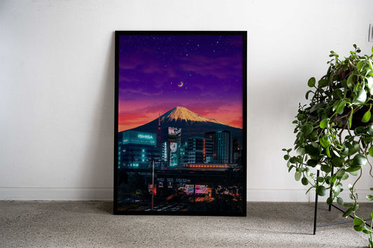 Metropoli Tokyo Asian Style Poster | Wall Art for Home & Office | High-Quality Print - High-Quality Visual Display