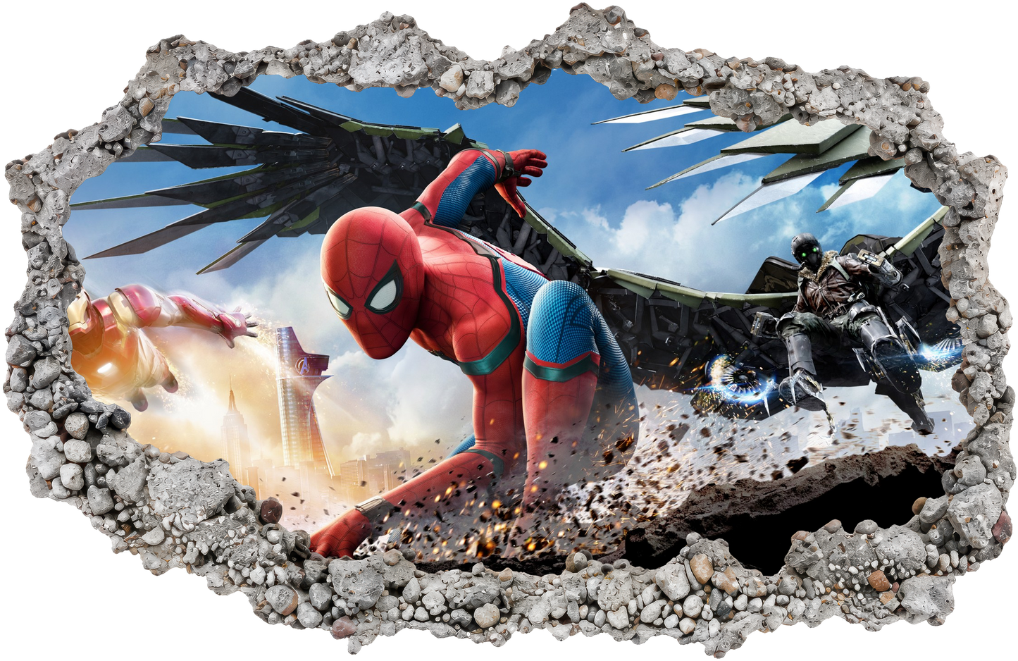Miles Morales Spider-Verse Kids Room Decor Nursery Wall Art 249