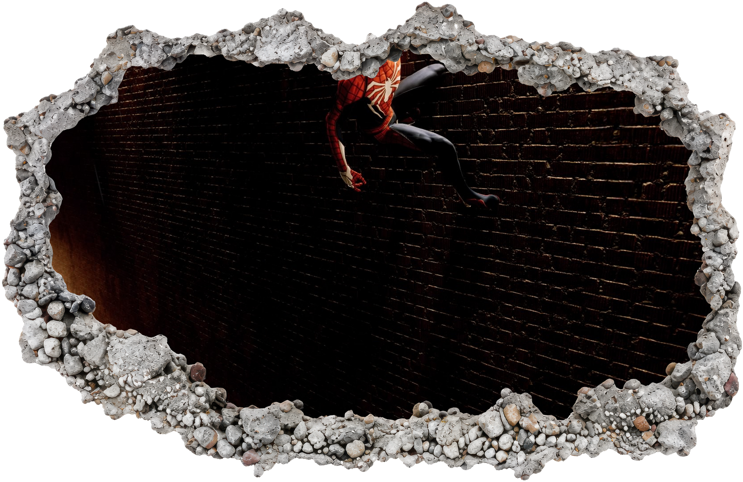 Miles Morales Spider-Verse Vinyl Mural 3D Effect Sticker 222