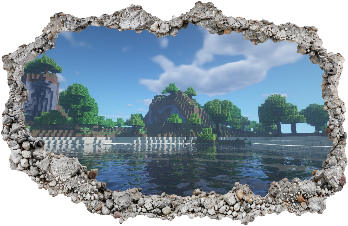 Minecraft Video Game Bedroom Decor Playroom Art Decal 156