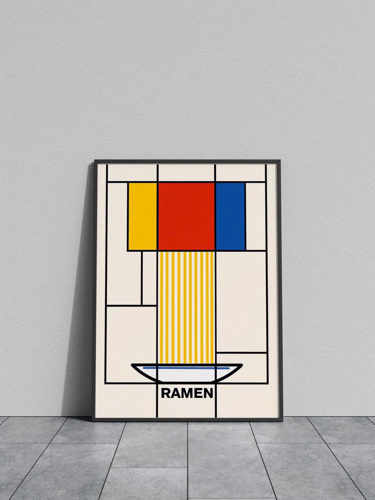 Minimalistic Ramen Asian Style Poster | Wall Art for Home & Office | High-Quality Print - High-Quality Visual Display