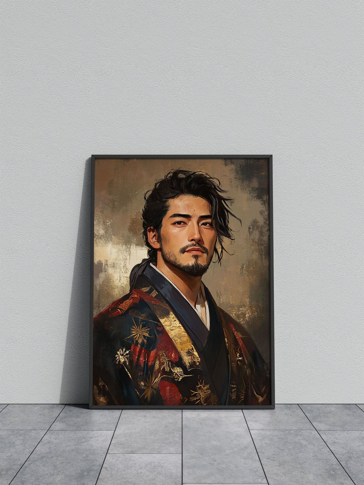 Miyamoto Musashi Portrait Asian Style Poster | Wall Art for Home & Office | High-Quality Print - High-Quality Visual Display