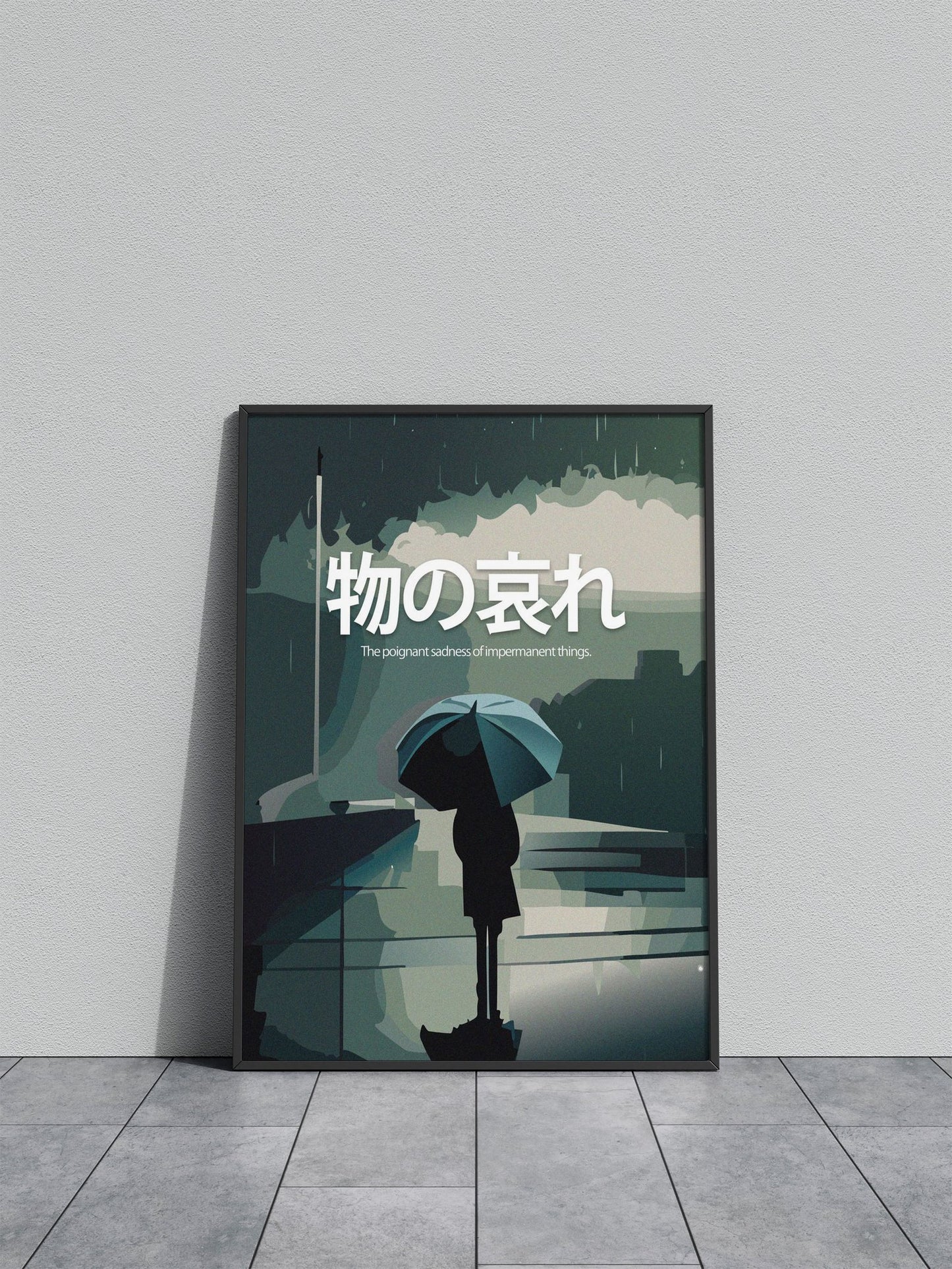 Mono No Aware Asian Style Poster | Wall Art for Home & Office | High-Quality Print