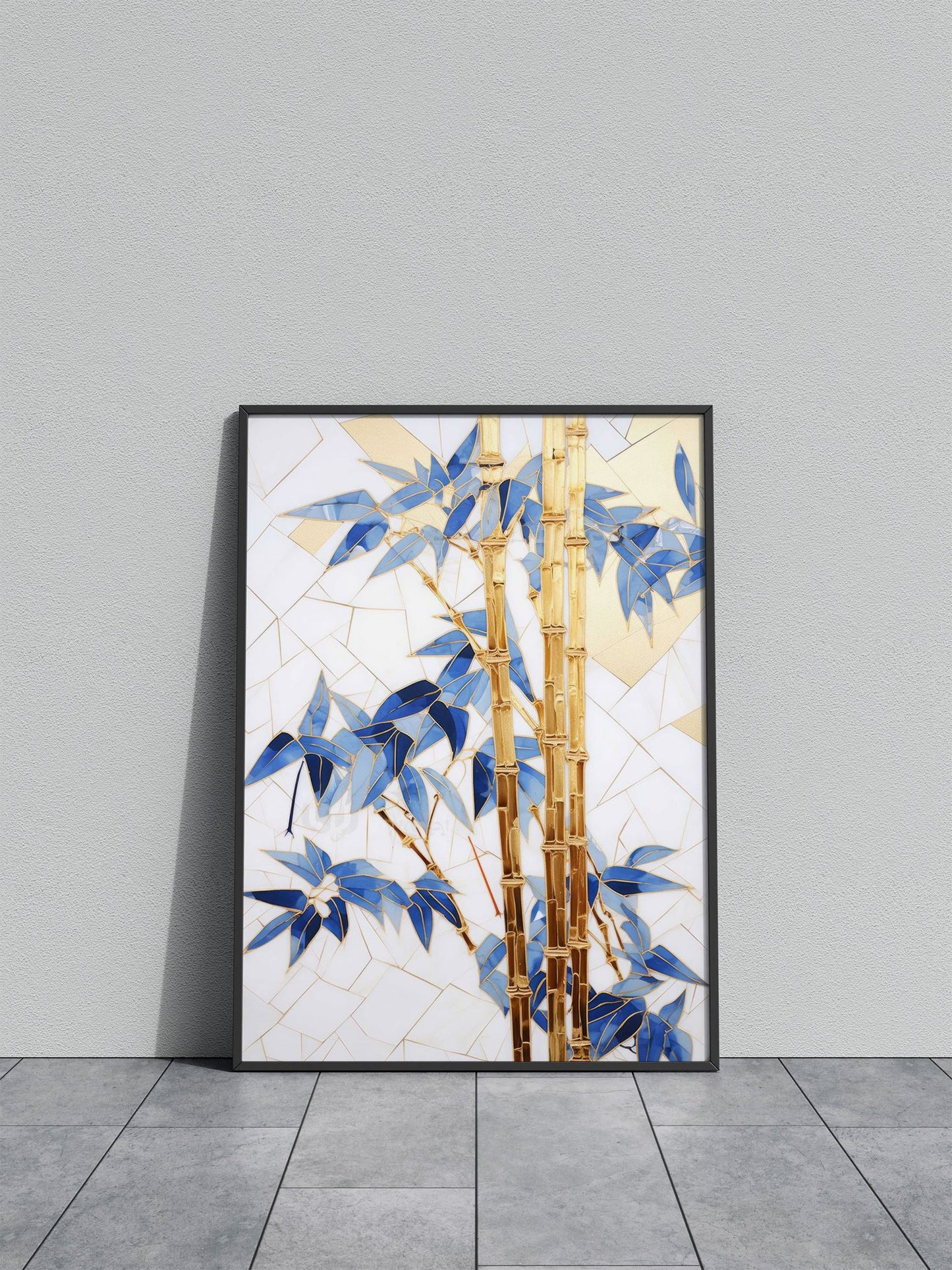 Mosaic Art Asian Style Poster | Wall Art for Home & Office | High-Quality Print