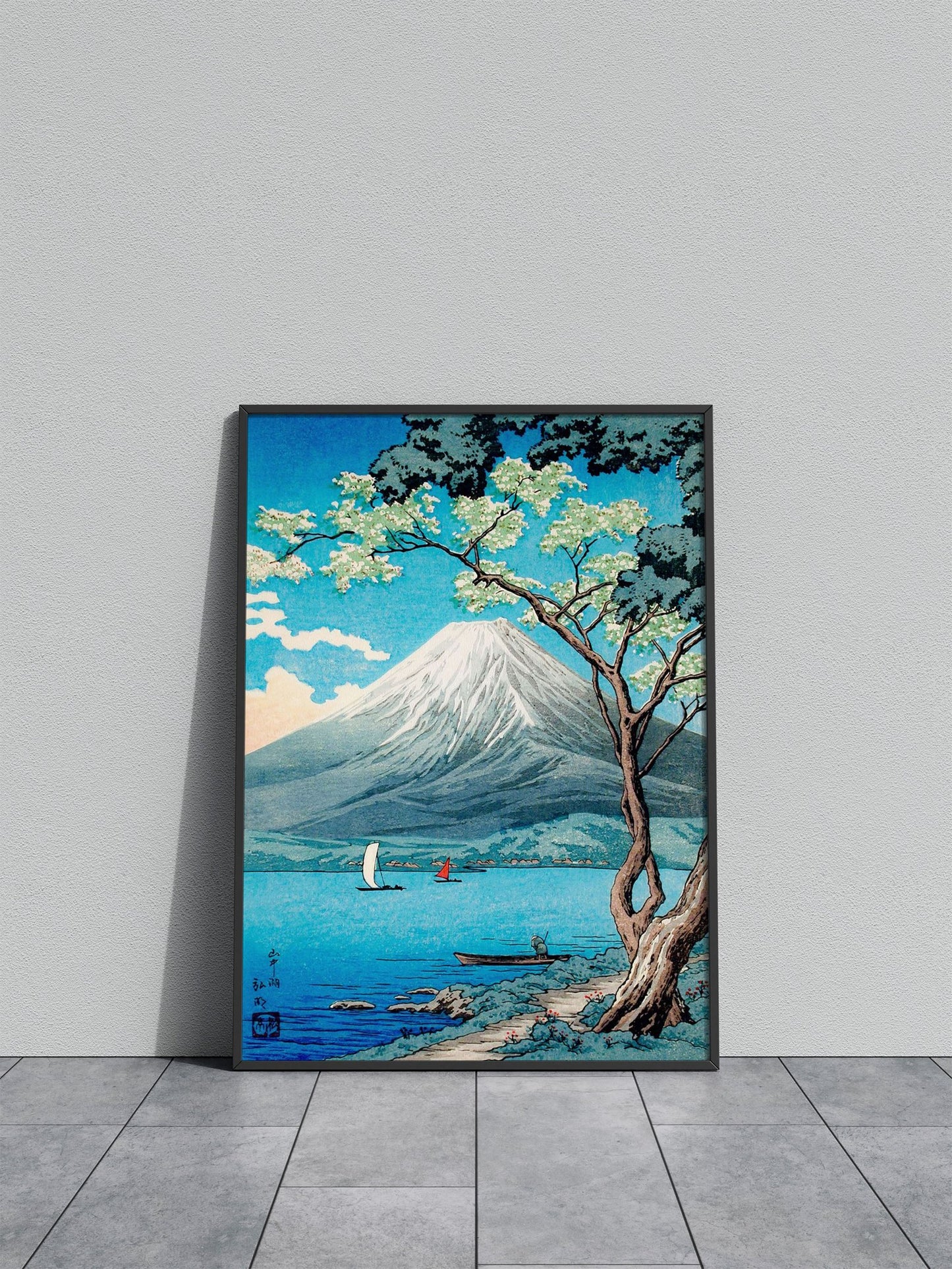 Mount Fuji Serenity Asian Style Poster | Wall Art for Home & Office | High-Quality Print - High-Quality Visual Display