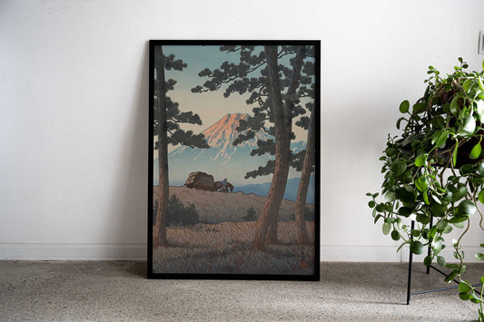 Mountain Fuji Tagonoura Asian Style Poster | Wall Art for Home & Office | High-Quality Print - High-Quality Visual Display