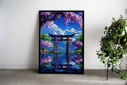 Mundane to the Sacred Asian Style Poster | Wall Art for Home & Office | High-Quality Print - High-Quality Visual Display