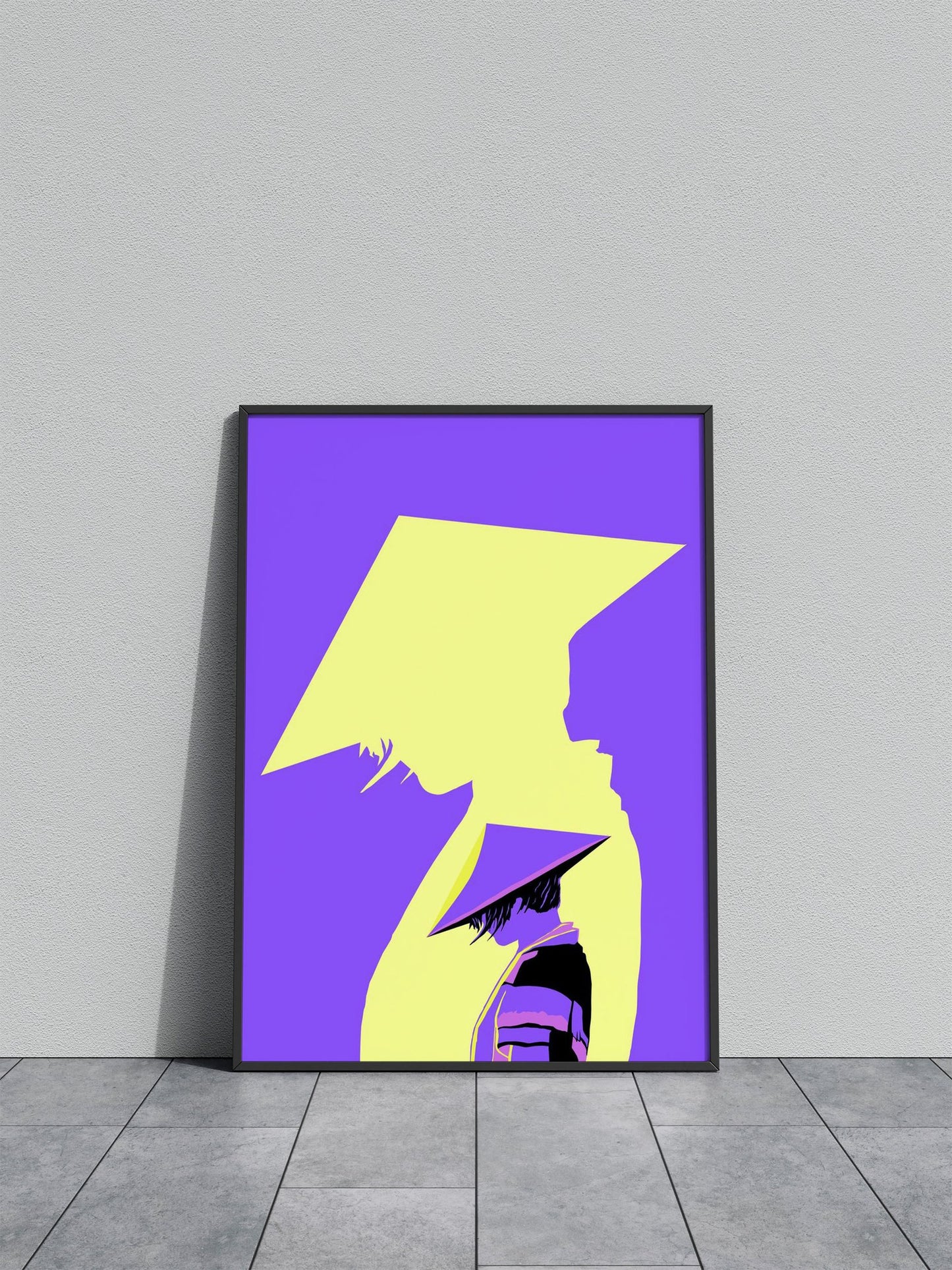 Mysterious Ninja Purple Asian Style Poster | Wall Art for Home & Office | High-Quality Print - High-Quality Visual Display
